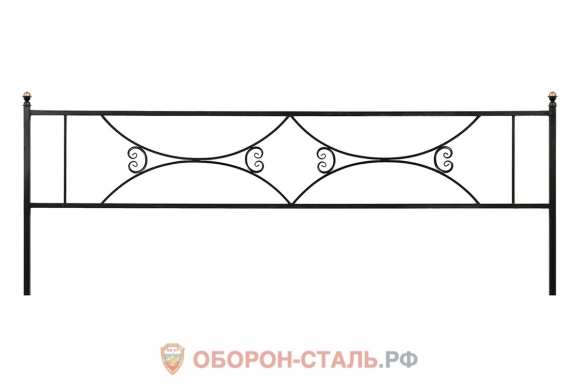 Ограда из профильной трубы