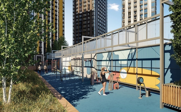 ЖК метрополия Москва благоустройство