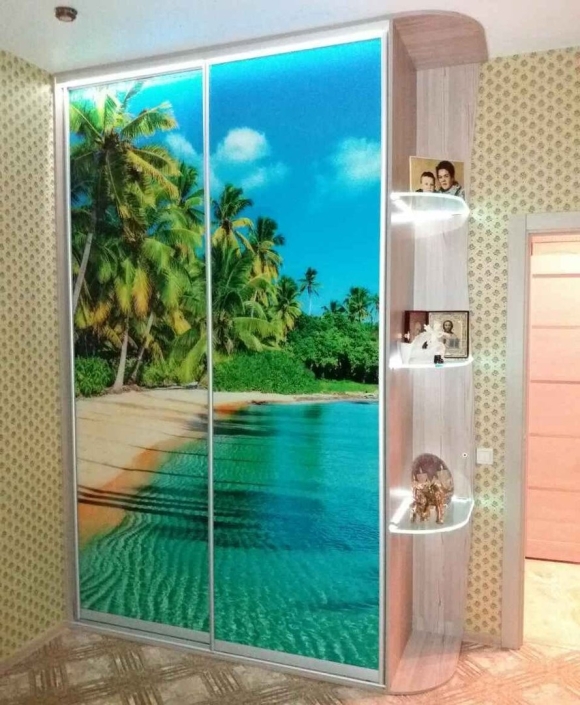 Шкаф купе с фотопечатью