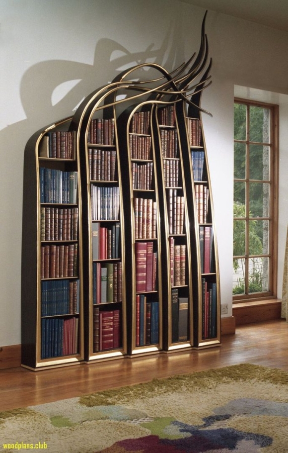 Книжный стеллаж дизайнерский