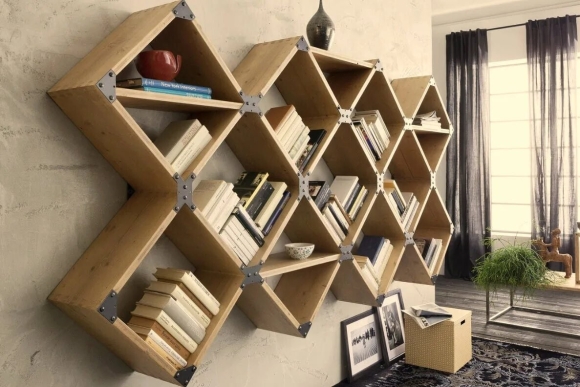 Необычные книжные полки