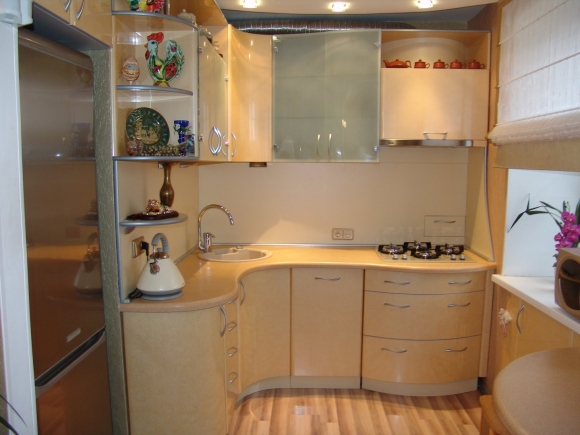 Угловые кухни для хрущевок