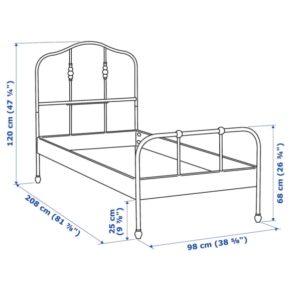 Sagstua ikea кровать