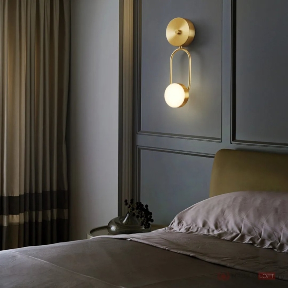 Бра Rousseau Medium Vanity Brass от IMPERIUMLOFT