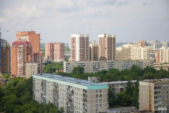 Панорама города из окна