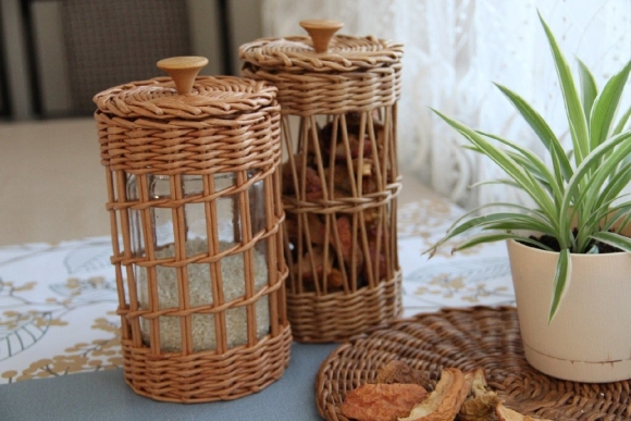 Макраме подсвечники из банок