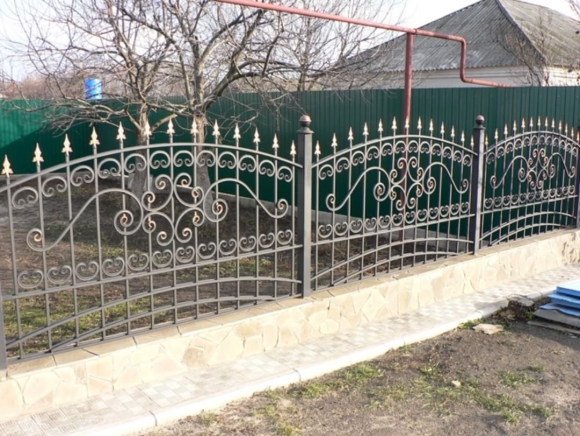 Ворота палисадники кованые Мездрин Павел