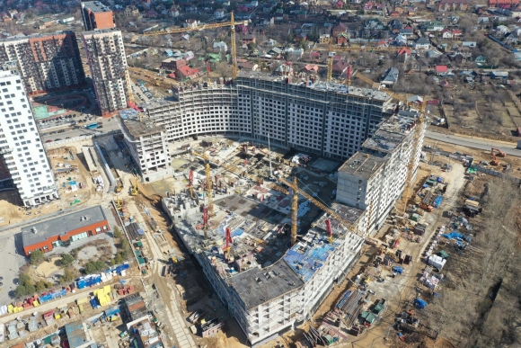 Стройка Румянцево парк