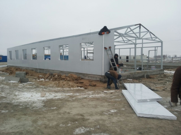 Постройки из сэндвич панелей