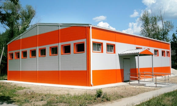 Быстросборный модуль сэндвич панели