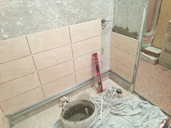 Укладка плитки в ванной