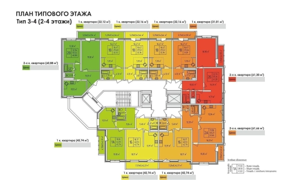ЖК Краснодар Сити планировки