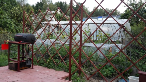 Шпалера полуарка для винограда