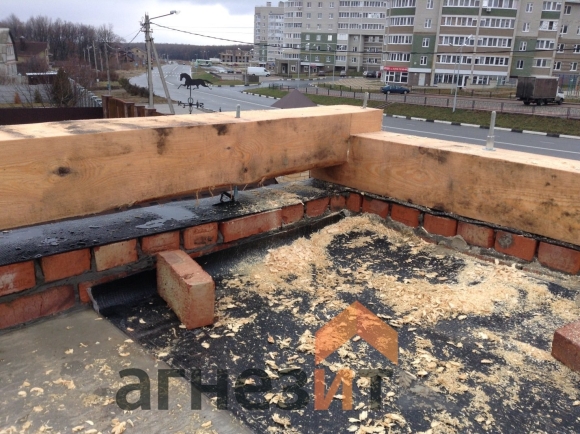 Мауэрлат на плиты перекрытия