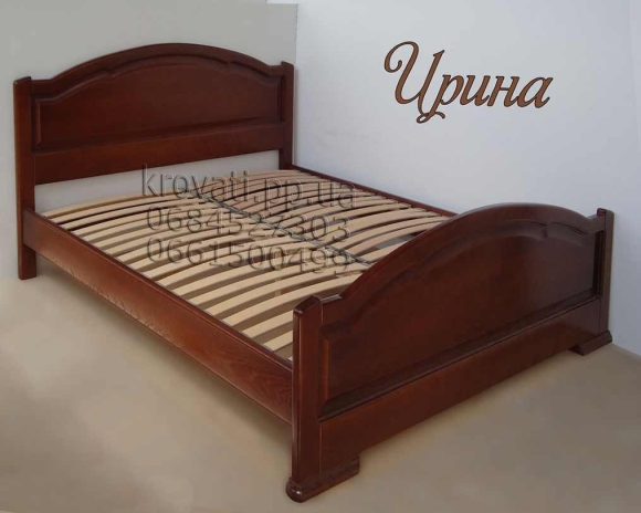 Кровать дерево цвет орех