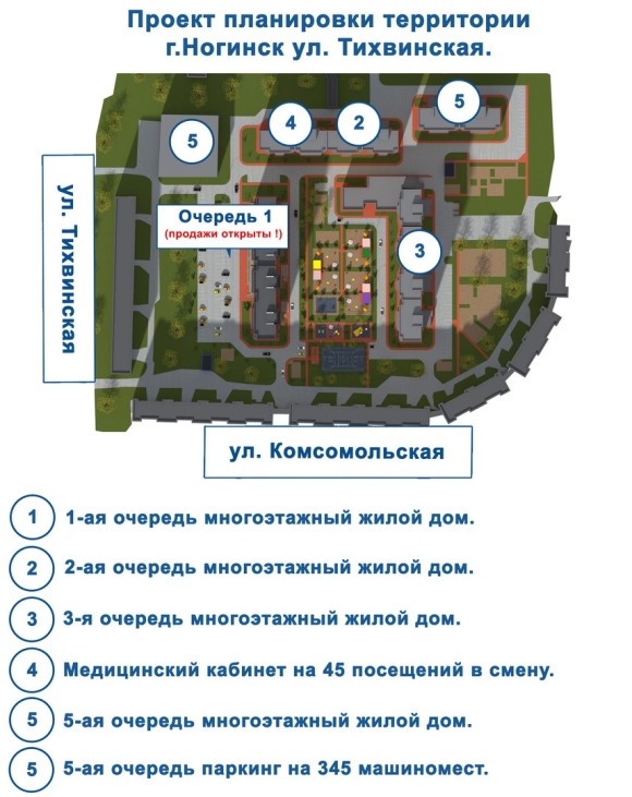ЖК Центральный Ногинск планировки