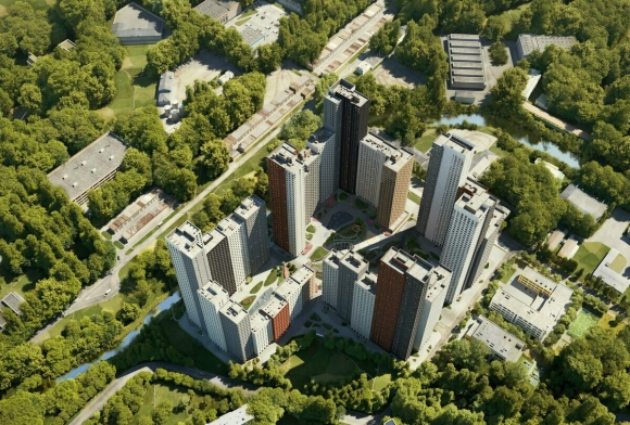 ЖК Скай Гарден на карте Москвы