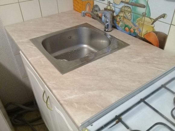 Мрамор Саламанка столешница Скиф