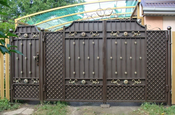 Ворота с калиткой