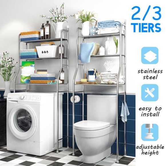 Стеллаж для ванной Laundry Rack Stainless Steel