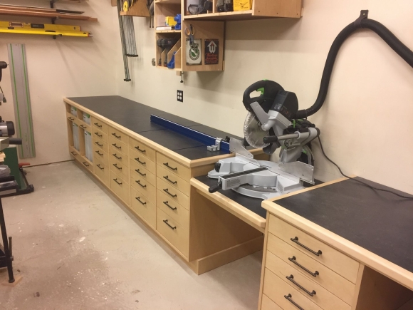 Блочный верстак woodworker
