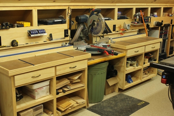 Блочный верстак woodworker