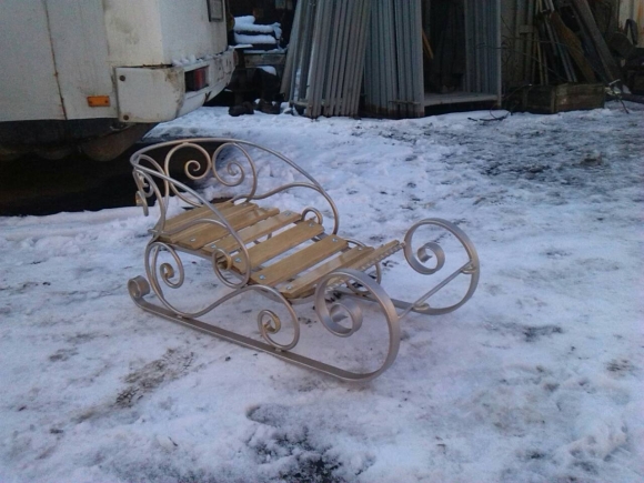 Кованые детские санки