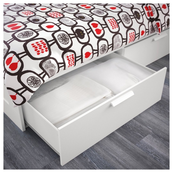 Кровать ikea БРИМНЭС белый