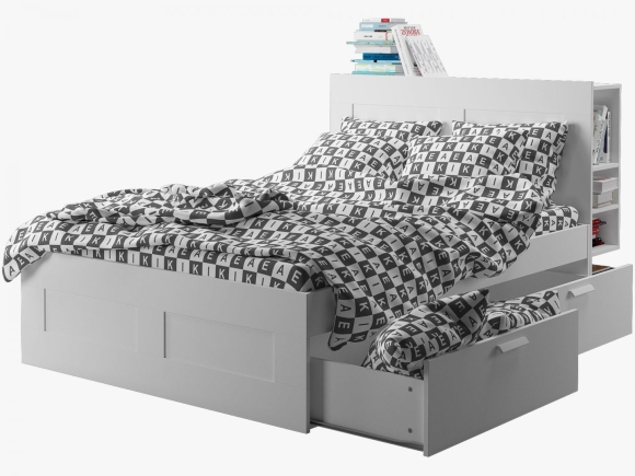 Кровать brimnes ikea