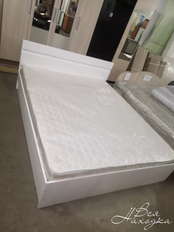 Кровать Нэнси New белый глянец