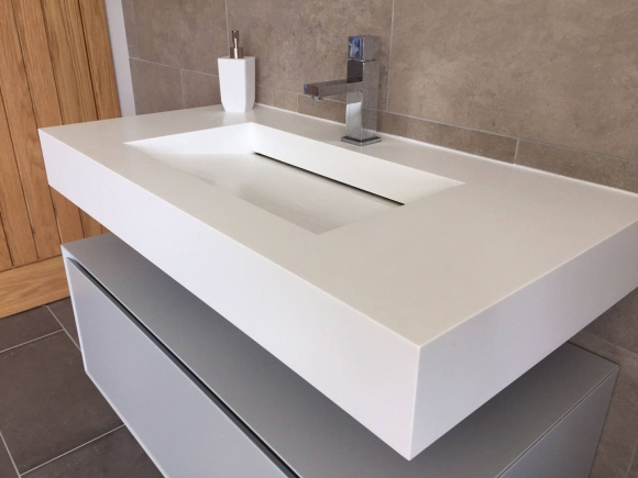 Corian раковина щелевая