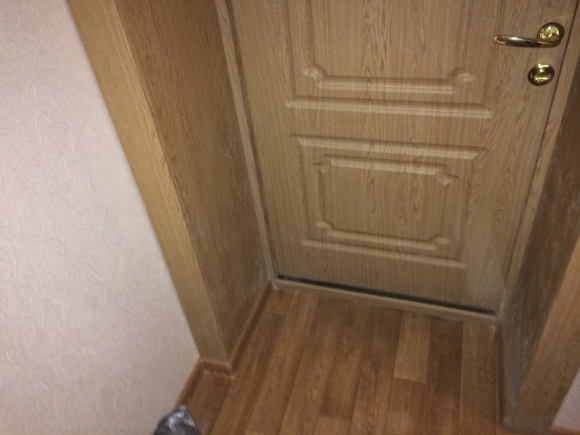 Плинтус у входной двери