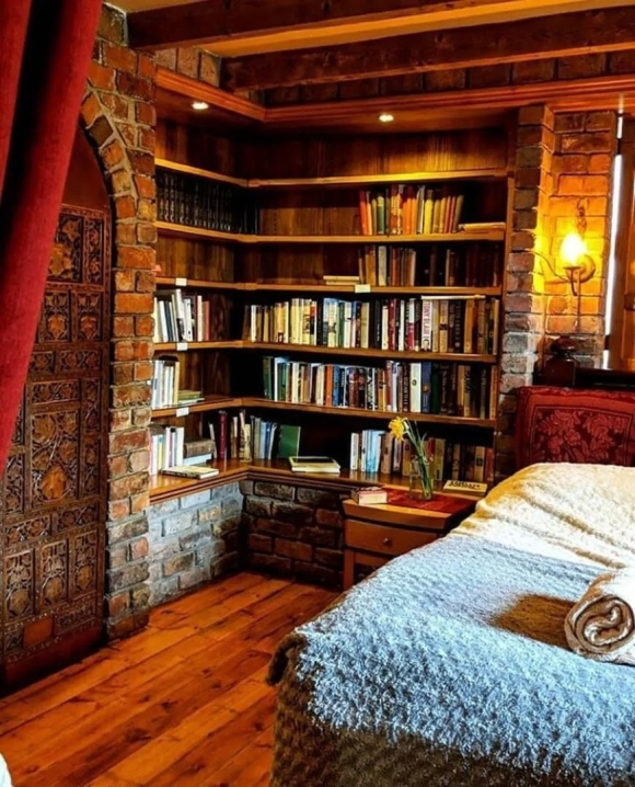 Спальни со книжнами ктлками