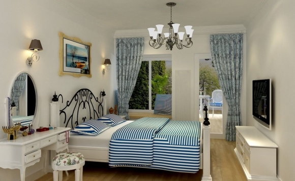 Interior Design спальня в средиземноморском стиле