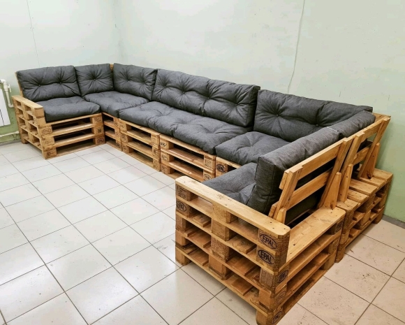 Мебель из европаллетов