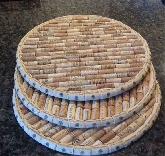 Коврик из пробок от шампанского