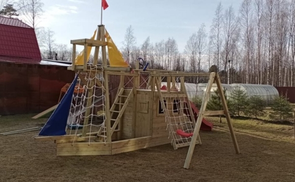 Корабль детская игровая площадка