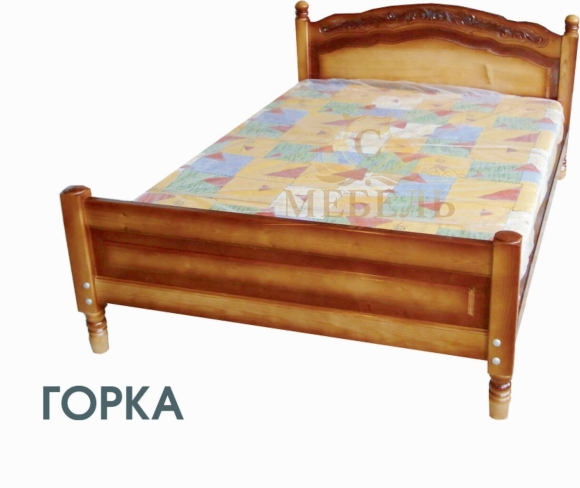 Деревянная кровать полуторка