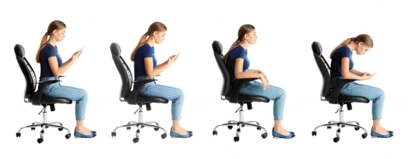 Kid sit correct posture