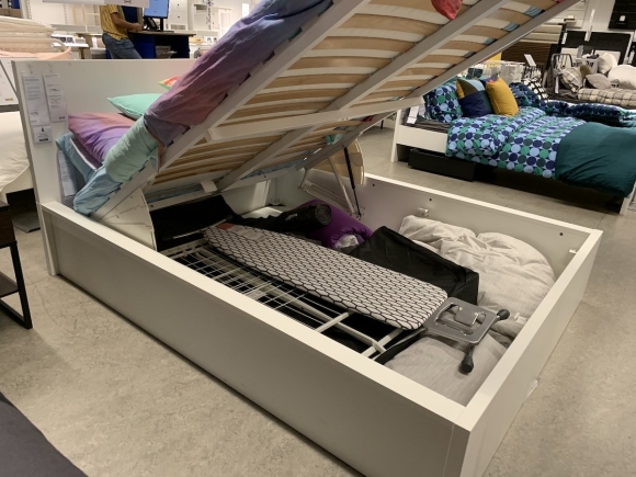 Кровать ikea МАЛЬМ белый
