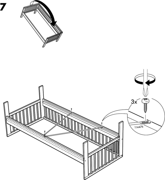 Детская кровать ikea Гулливер Gulliver
