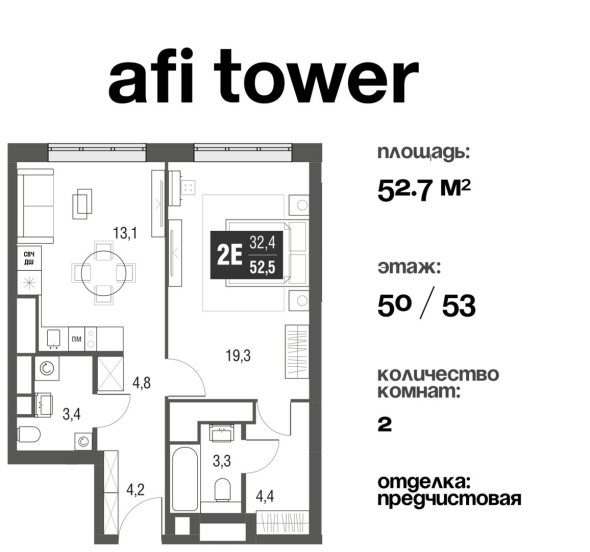 Количество комнат