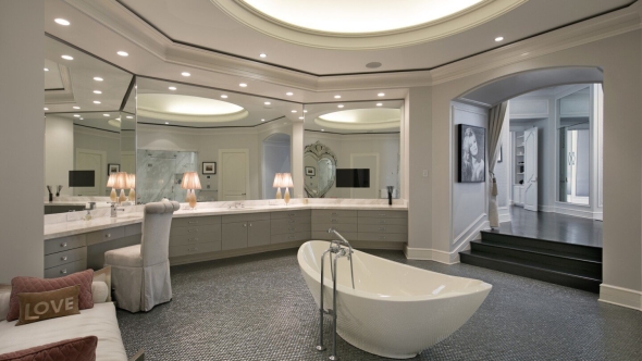 Luxury mansion interior ванная