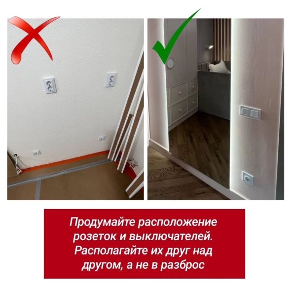 Земсков расположение розеток и выключателей