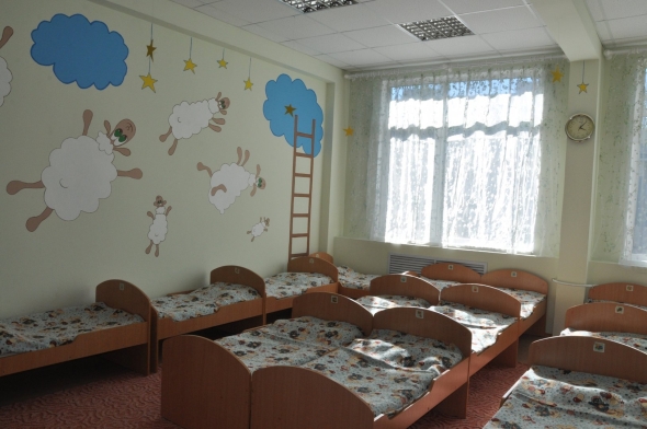 Спальня в садике
