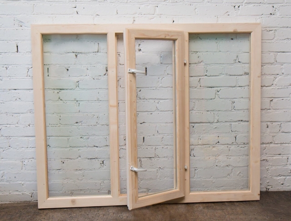 Оконный блок деревянный х