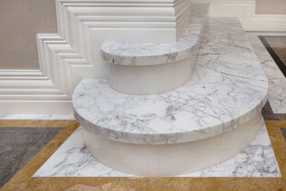 Гранит мрамор ступени