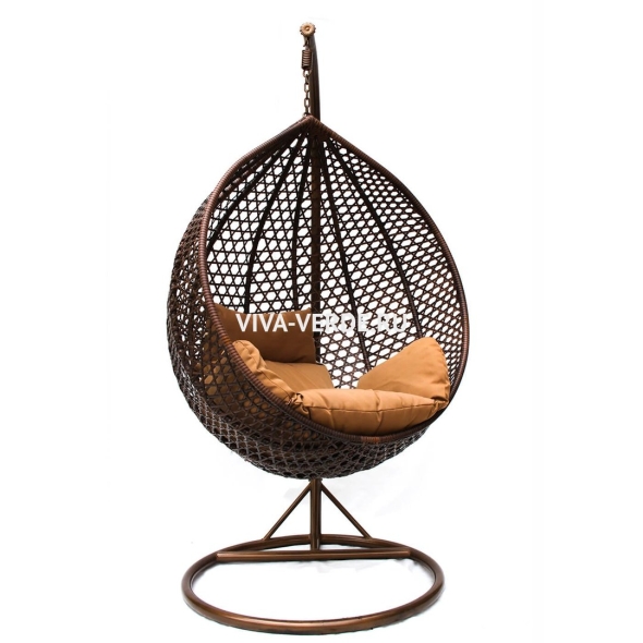 Подвесное кресло kvimol km большая корзина