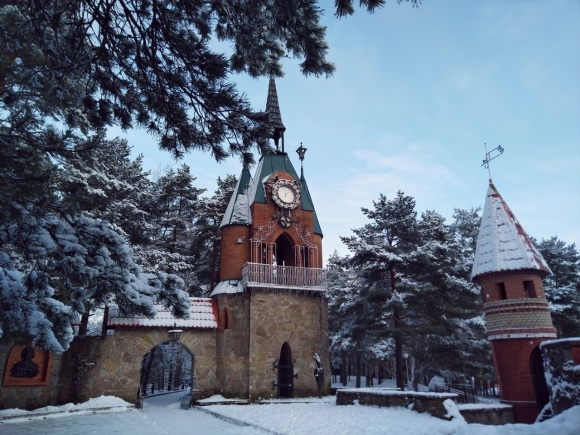 Андерсенград в Сосновом Бору зима