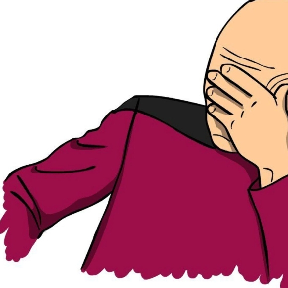 Капитан Пикард facepalm